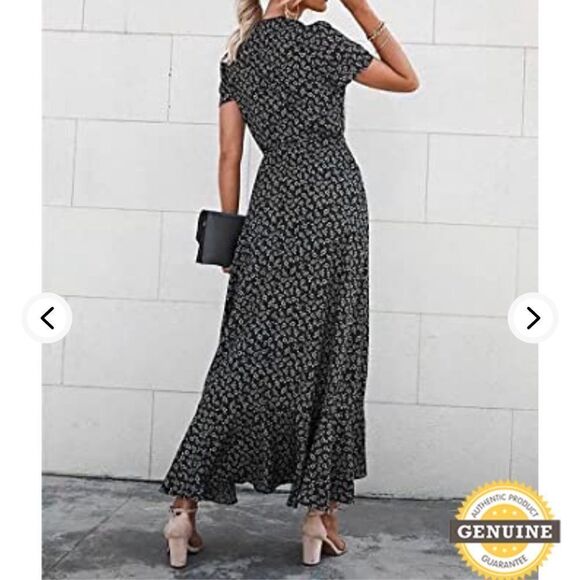 Free People - Lost + Wander Araceli Wrap Maxi Dress size SP - Picture 11 of 15